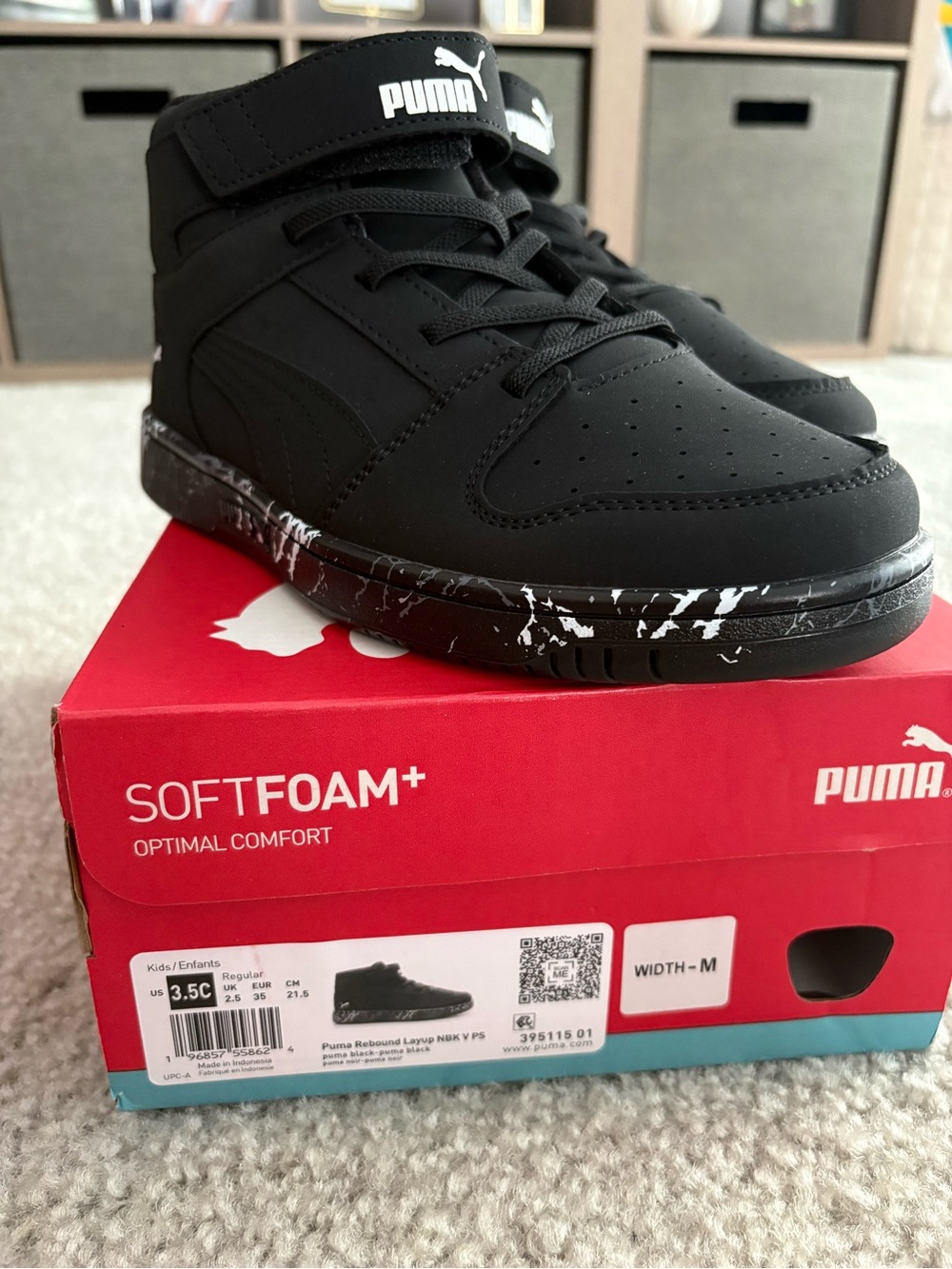 Brand New boys Puma Sneakers size 3.5